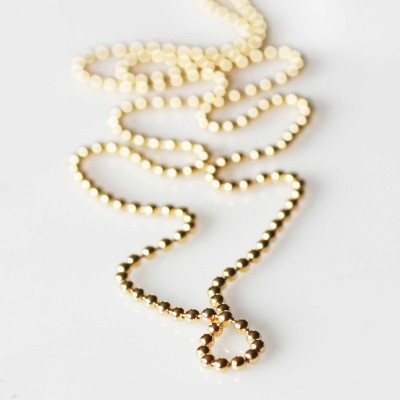2mm Ball Chain Necklace - Gold Filled
